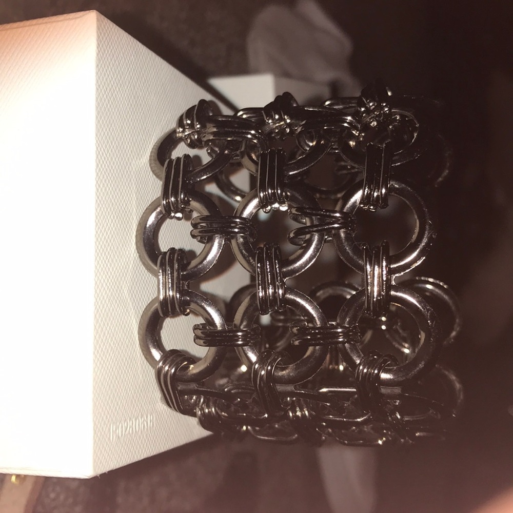 black cuff bracelet